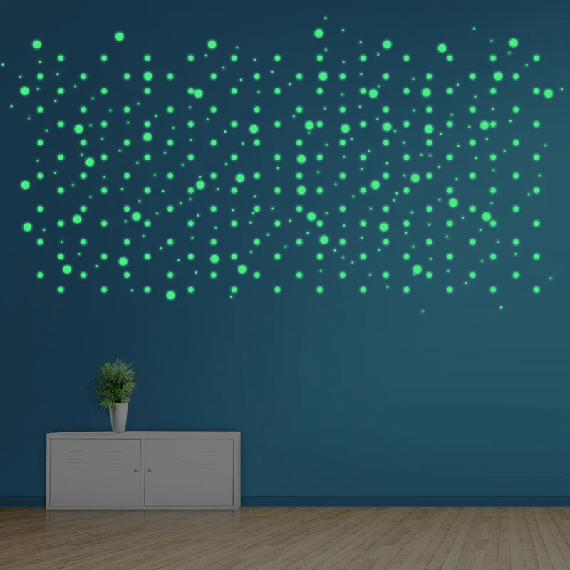 Dotted Night Light Stick 104 407 round Night Light Moon Removable Bedroom Bedside CHILDREN'S Room Decorative Wall YG627