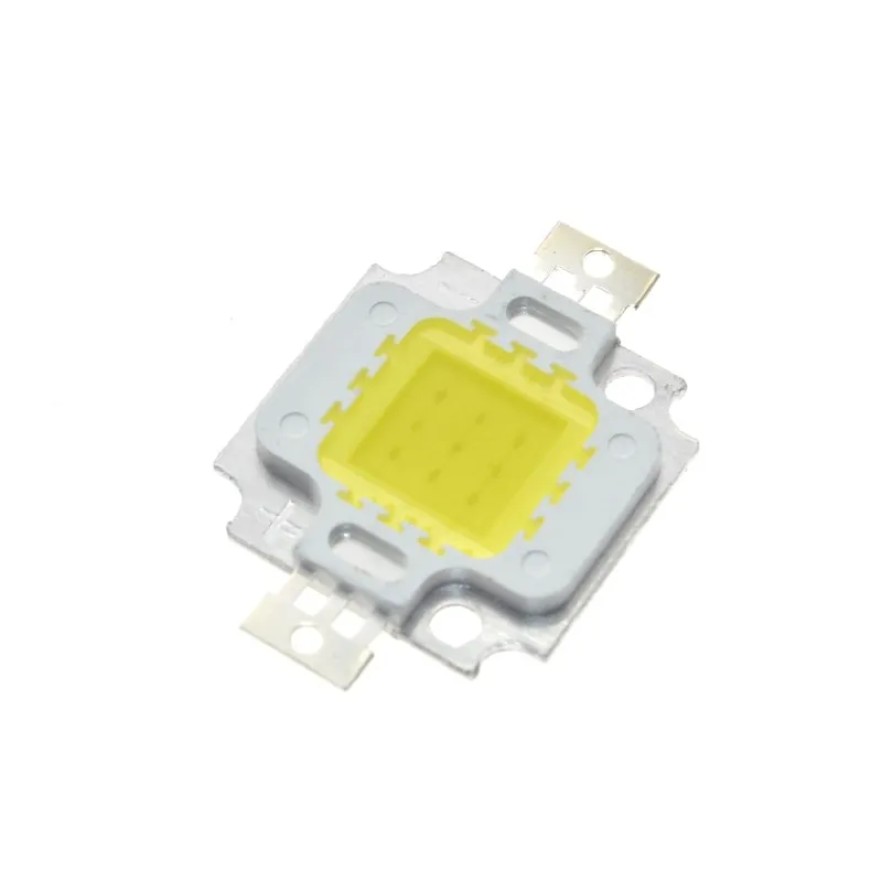 White 10 шт. 10 Вт светодиодный 10 Вт теплый белый зеленый RGB желтый RGB 800-900LM светодиодный светильник IC лампы для освещения SMD Дневной светильник белый высокой мощности Светодиодный 3000 K-3200 K - Цвет: White