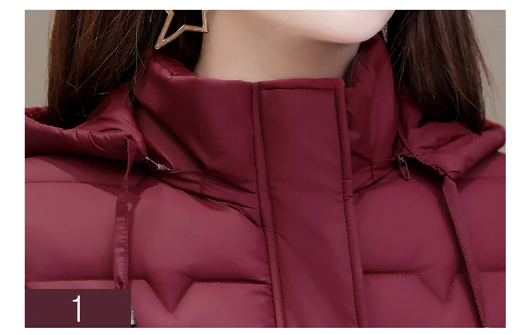Winter Coats Woman Outwear 2020 Long Parkas Plus Size 4XL Warm Thick Down Jacket Hooded Fashion Slim Solid Winter Clothes Women