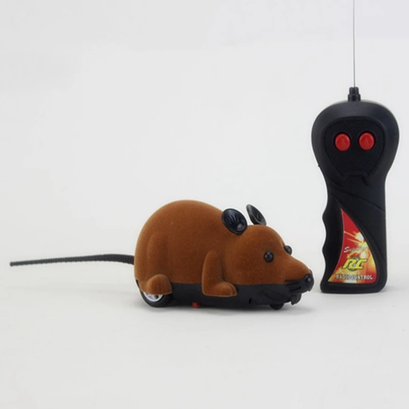 BR2 Забавная игрушка для кошек, мышь, беспроводная имитационная мышь с дистанционным управлением, электрическая забавная кошка, новинка, игрушка для домашних животных, Поддельные Мыши - Цвет: BR2