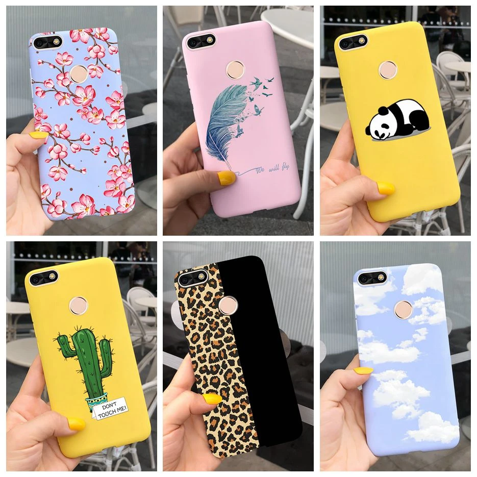 Funda Huawei Lite Mini Y6 Pro 2017, cubierta suave y delgada, pintada de dulces, para Huawei Y6 Pro 2017 P9Lite Mini|Fundas antigolpes para teléfono| - AliExpress