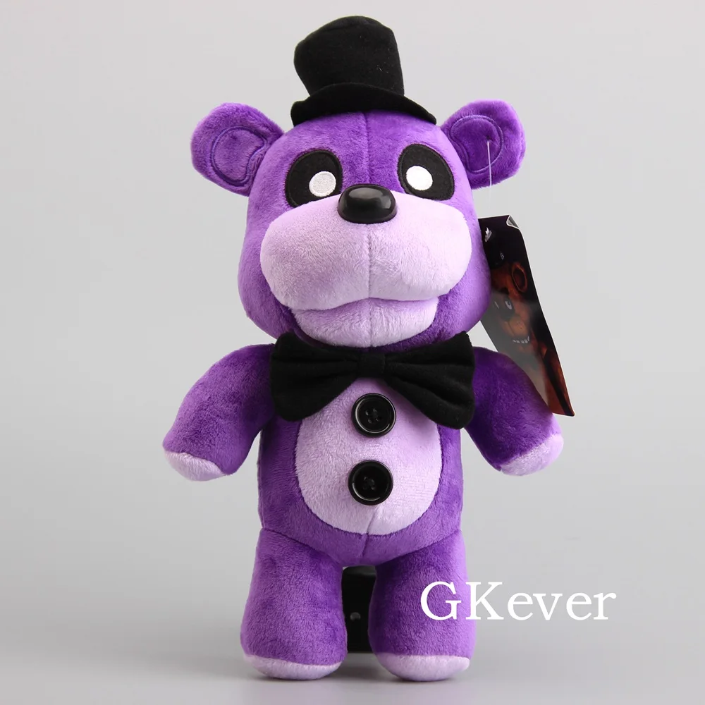 30 см Five Nights At Freddy's: медведь плюшевые игрушки кукла мягкие животные игрушки Дети Рождество подарок на день рождения - Цвет: Фиолетовый