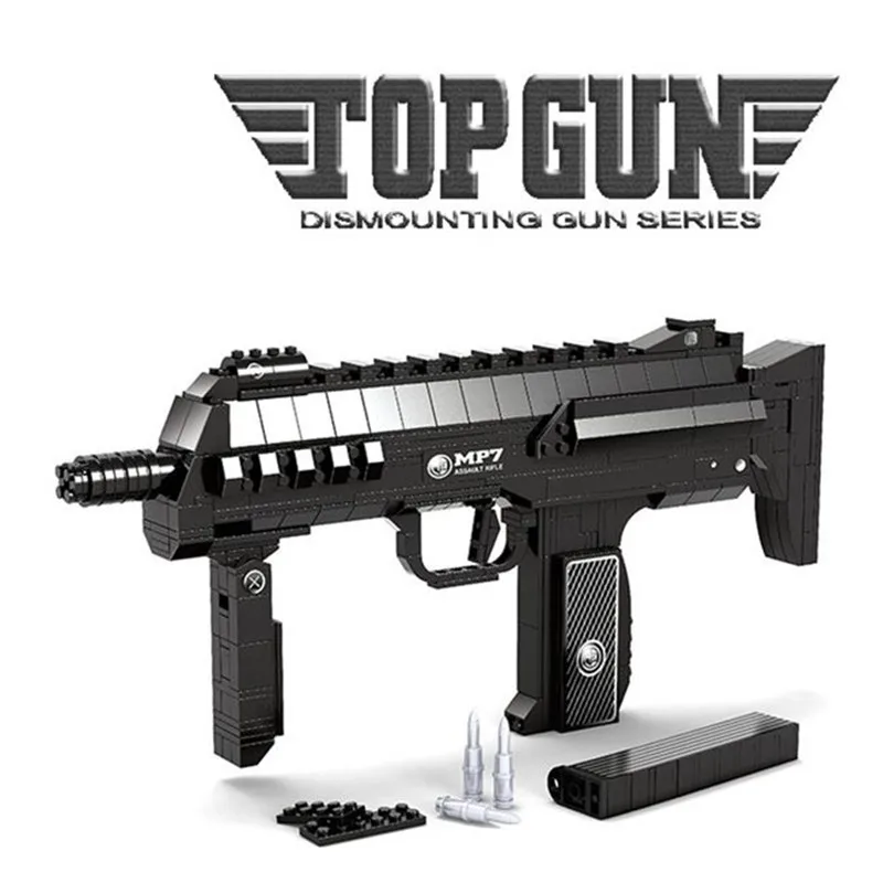 508 шт. Детский конструктор военной армии Heckler &amp Koch MP7 | Игрушки и хобби