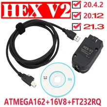 2021 VCD-S hex v2 relação vagcom 21.3 vag com 20.12 para vw para audi skoda seat vag 20.4 multi-idioma diagnóstico do carro