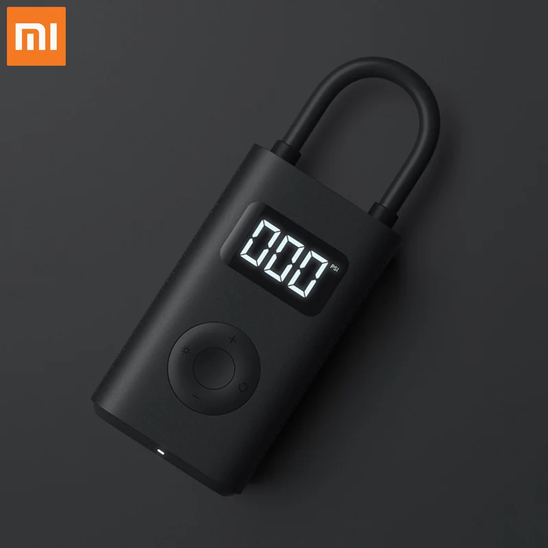 Новый электрический воздушный насос Xiaomi Mijia портативный перезаряжаемый 150 PSI USb