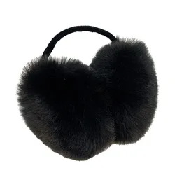 Adult Children Earmuffs Women Fashion Solid Color Ear Cover Soft Thicken Plush Ear Protector Warmer Winter Faux Fur Earmuff