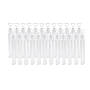 

Pack of 48 Bubble Wedding Bubbles With Heart-Shaped Handle for Weddings Golden Wedding Anniversary Party Birthday or Watering