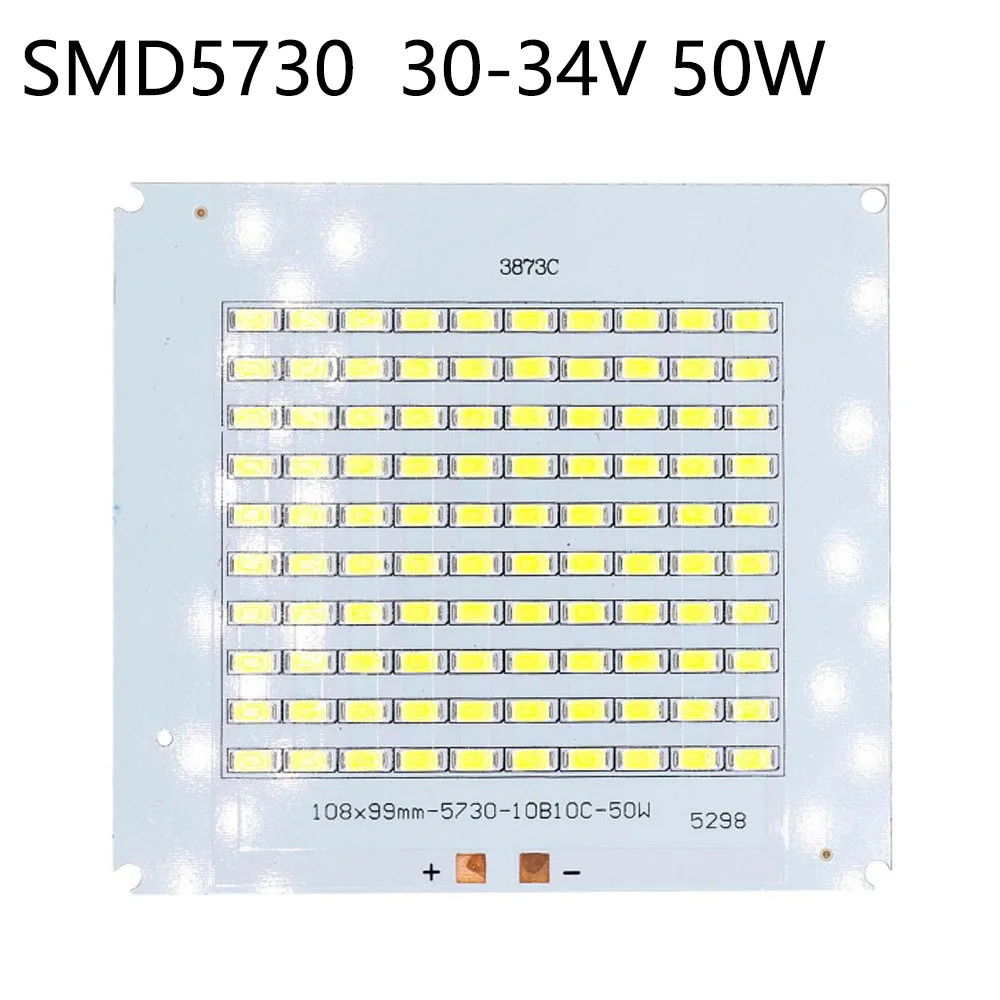 Светодиодный чип SMD5730 50 Вт 100 150 200 мощный светодиодный COB прожектор 30 36 в для