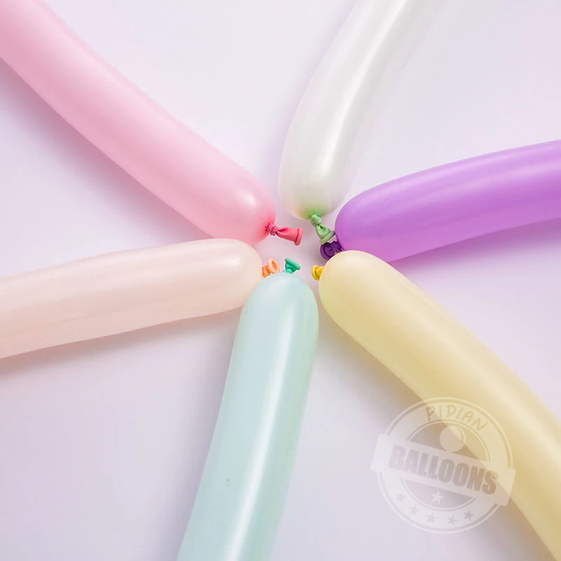 20-100 Stück verdickter Macarone langer magischer Ballon Großhandel DIY gewebte Ballons Geburtstagsfeier Festival Feier Hochzeitsdekoration – Detail 3