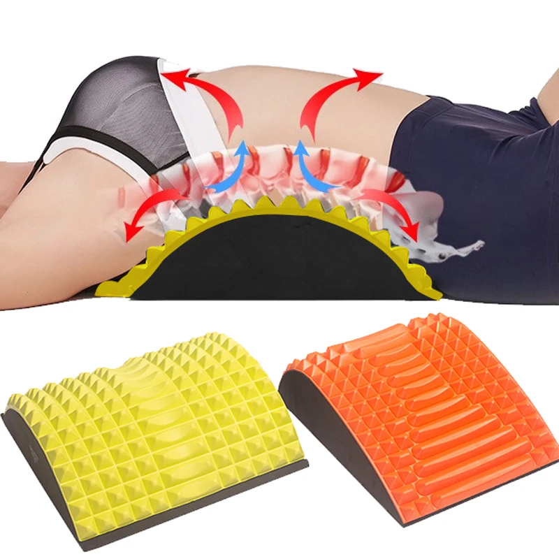 Abdominal Mat BacK Stretcher Massager Sciatica & Chronic Lumber Pain Relief Prevent Spinal Stenosis Lumbar Disc Herniation