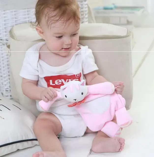 Baby soothing towel soothing toy hand puppet baby saliva towel to accompany sleeping doll 2