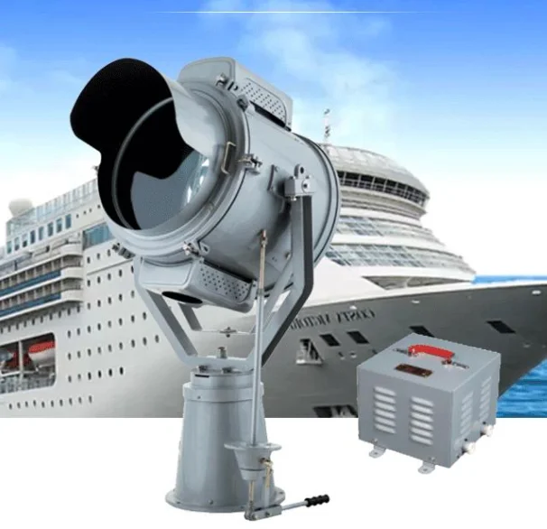TZ1 1000W Marine Searchlight Mercury Xenonขนาดใหญ่Ocean Goingกวาดแสง