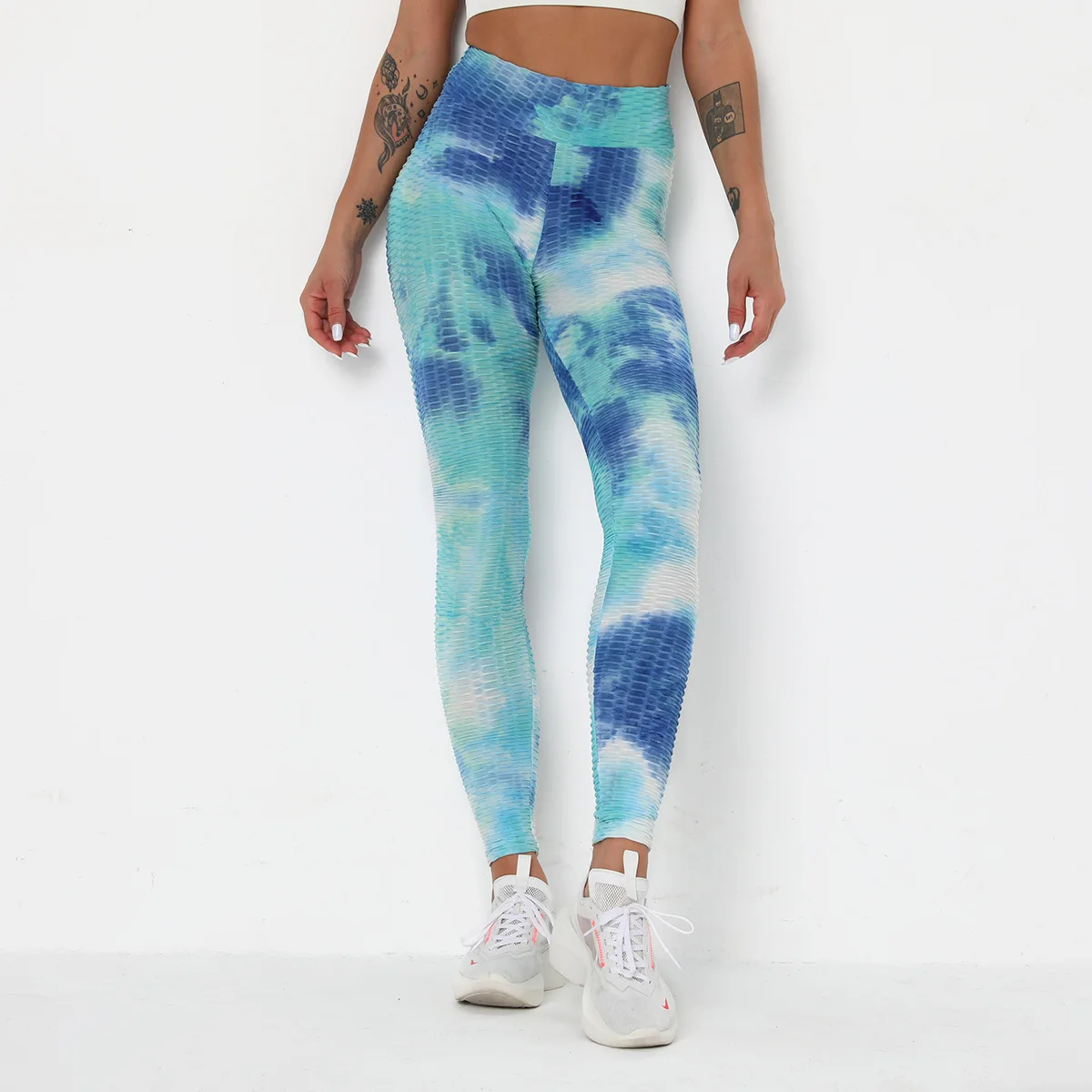 Women's Ink Jacquard Tie Dye Yoga Pants Slim Hip Up Sports Fitness Leggings  for Women Gym Accessories 11 Color XS S M L XL|Leggings| - AliExpress