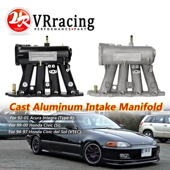 

VR - Aluminum Cast Intake Manifold Upgrade Bolt On For 99-00 Honda Civic 92-01 Acura Integra b16a b16b b18a VR-IM42