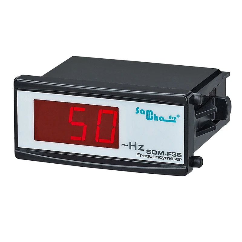 Samwha-Dsp SDM-F Digital Frequencymeter Slim Compact LED Panel meter