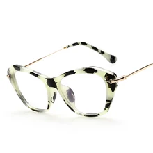 Ретро стиль, кошачий глаз, оправа, брендовый дизайн, модные, голубые лучи, защита, прозрачные линзы, очки для женщин, очки для чтения