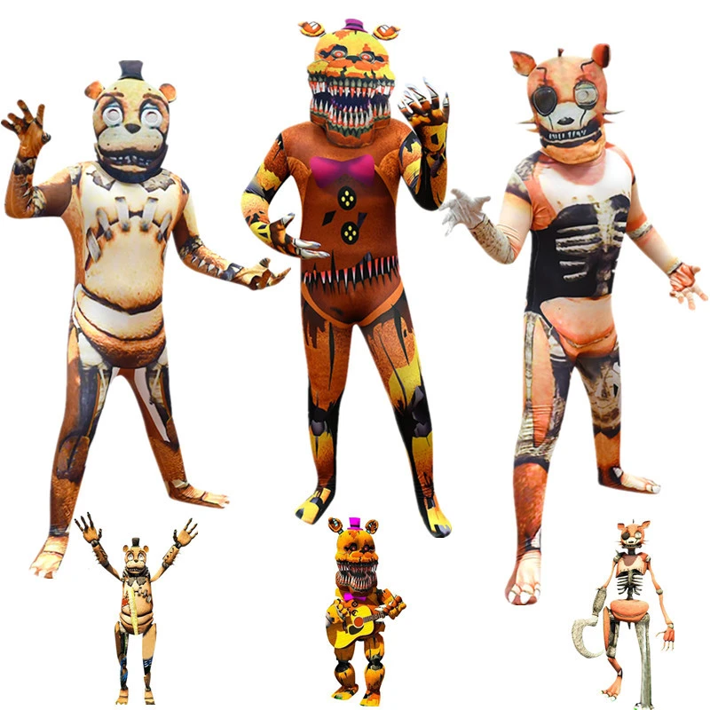Five Nights At Freddy's Nightmare Foxy Cosplay Costume