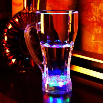 

Induction Light Up LED Cups Automatic Flashing Drinking Cup Mugs Color Changing Beer Whisky Glass Cup Bar Club Party Supplies