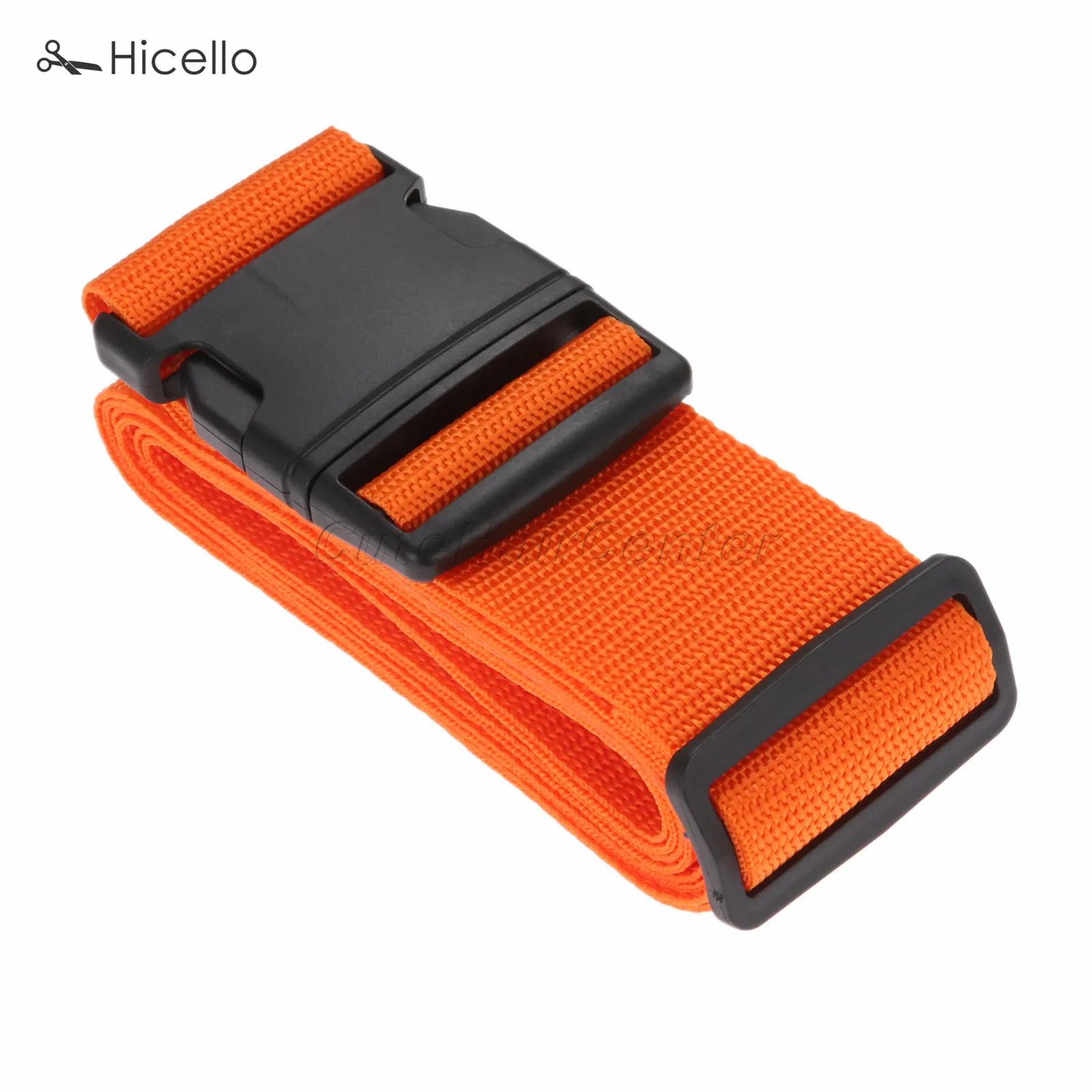 Багажный ремень 200 см Пряжка Регулируемая сумка ремень багажная веревка дорожные аксессуары для чемоданов нейлоновая пластиковая упаковочная веревка бирка Hicello - Цвет: Orange