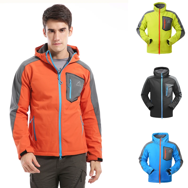 Vente SAENSHING softshell veste hommes veste imperméable randonnée polaire manteau de pluie pêche coupe vent en plein air Camping Trekking softshell