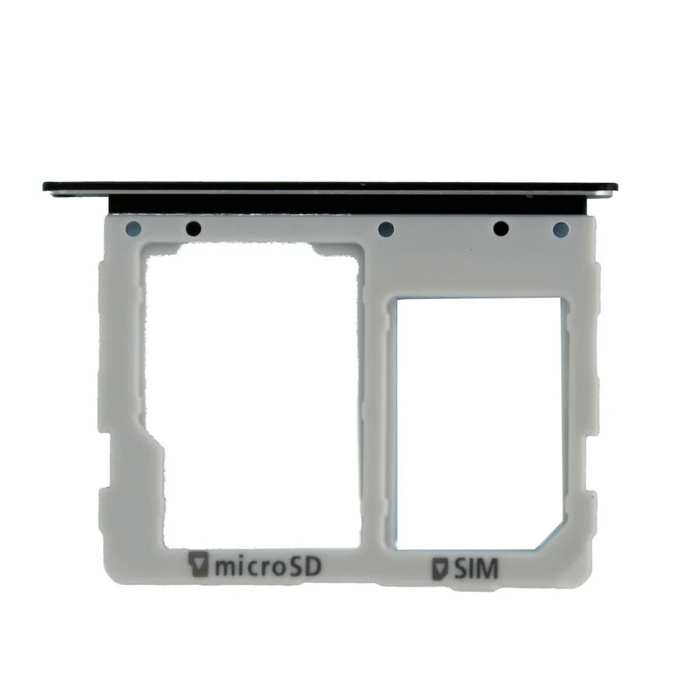 

For Samsung Galaxy Tab S3 9.7 LTE T825 Silver/Black Color Dual SIM And MicroSD Memory Card Tray Holder