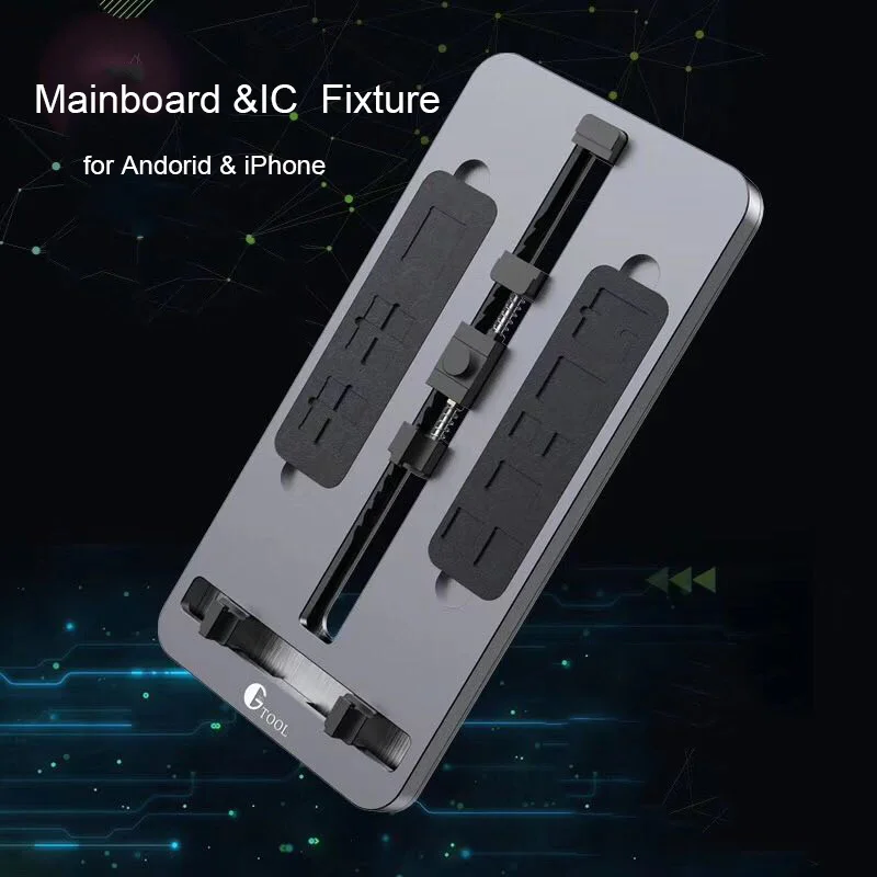 

GTOOL Universal Motherboard Fixture Ultra Quality Metal PCB Holder for iPhone Android IC Chip NAND PCIE Repair Clamp