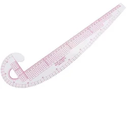 New Multi-function Plastic French Curve Sewing Ruler Tailor Ruler Design Making Clothing 360 Degree Bend Ruler Measure Tools