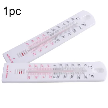 

Hot Sale Wall Hung Thermometer Hygrometer Temperature for Indoor Outdoor Garden Office Accurate Scale Clear With Hanging Holes
