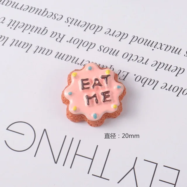 Из смолы, в форме продуктов питания играть мультфильм медведь печенье Diy аксессуары глина амулеты Полимерная глина амулеты клейкие аксессуары игрушки для детей унисекс - Цвет: 4