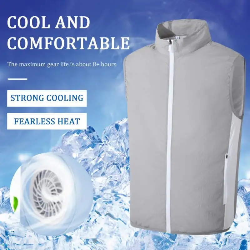 Air Condition Usb Fan Cooling Hiking Vest Fishing Cycling Vest Air