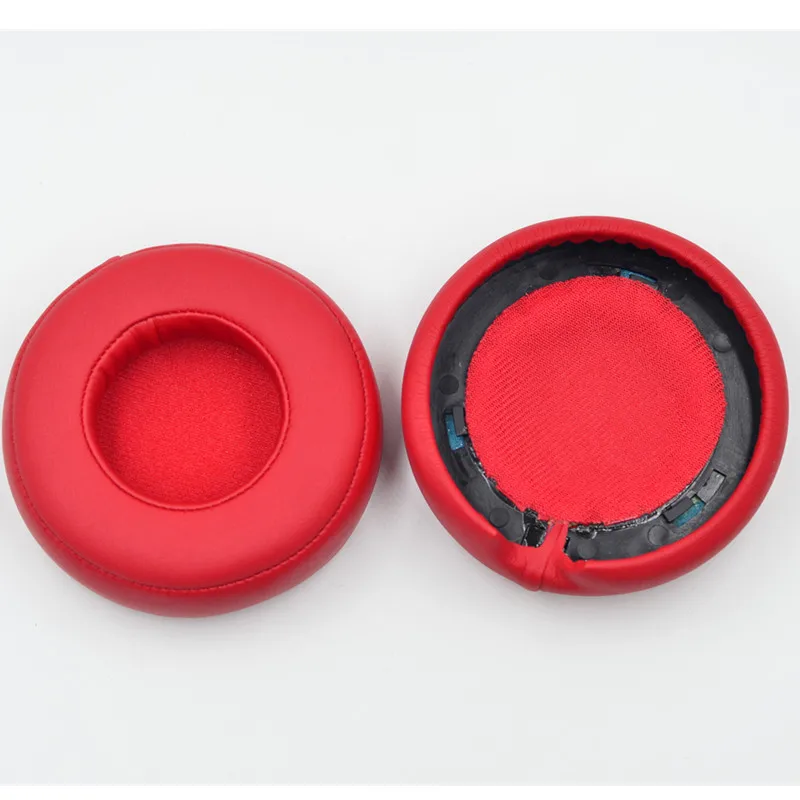 Замена мягкой пены памяти амбушюры Подушка для Beats для наушников Высокое качество подходит идеально 23 AugT8 - Цвет: Красный