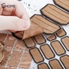 24/48pcs Wooden Labels Sticker Craft Kitchen Bottle Jars Organizer Labels Sticker Packaging Sealing Label Album Adhesive Sticker ► Photo 1/6