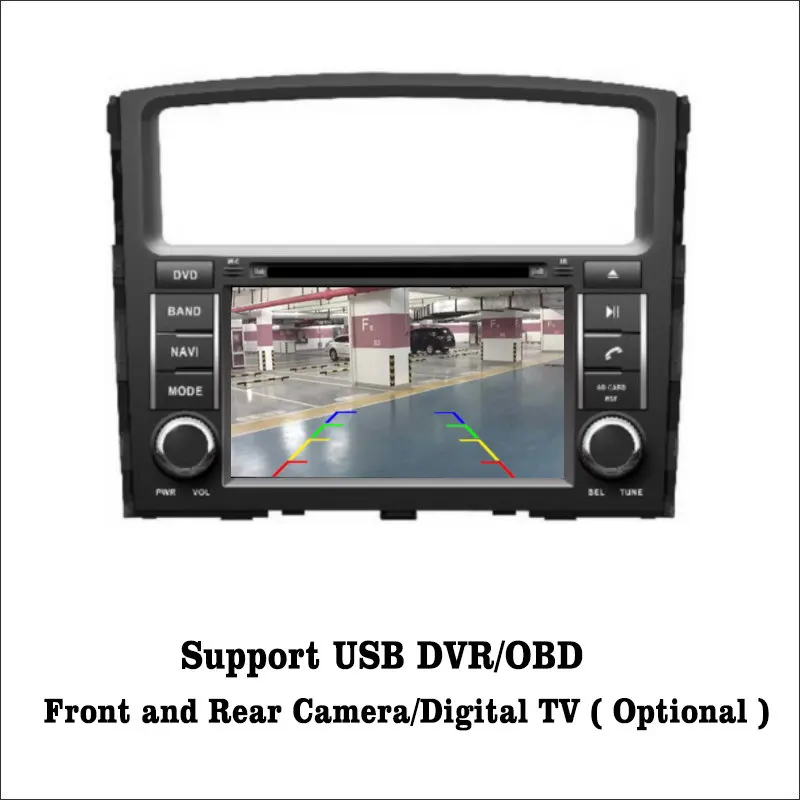 Liislee Android 7 1 2G RAM для Mitsubishi Pajero автомобиля Радио Аудио Видео Мультимедиа DVD плеер WIFI