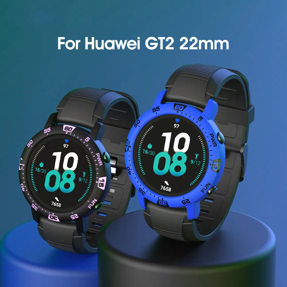Case for Huawei Watch GT 2 46mm GT2 Smart Watches Cover PC TPU Shell Protector Sport Accessories Tough Armor | Наручные часы