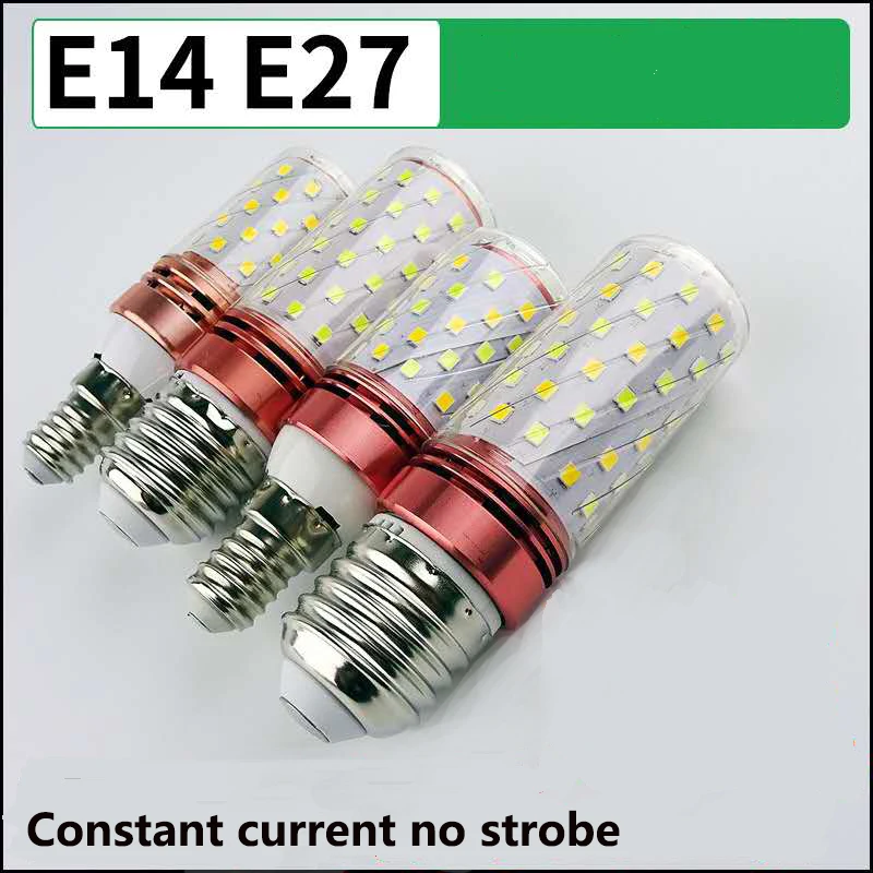 Светодиодная лампа E27 светодиодная E14 SMD3528 12 Вт/16 Вт 220 В лампочка кукуруза свеча