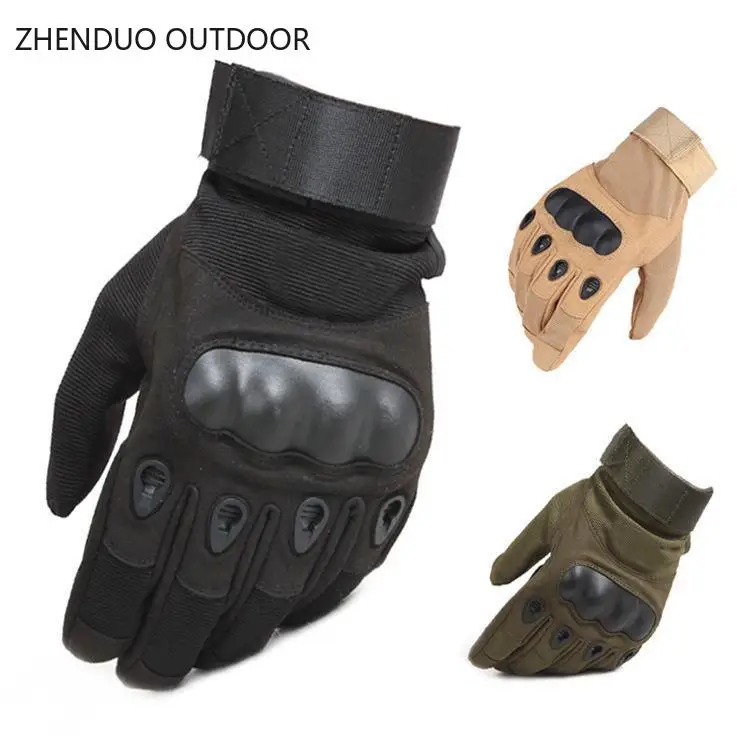 Zhenduo ao ar Militar de Borracha Livre Duro Dedo Cheio Luvas Tático Luva Proteção Segurança 1 Esporte e Lazer