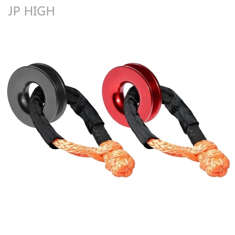 

Car Soft Shackle Rope Tow Rope with Recovery Ring Off Road Winch Pulley Cable Hook for Off-Road Recovery ATV UTV