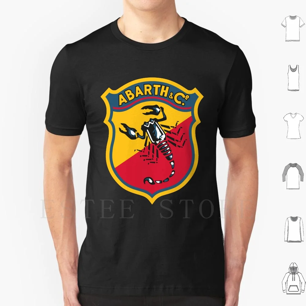 Abarth & Co. T Shirt Stampa Cotone Abarth Car Race Race Car Race Cars