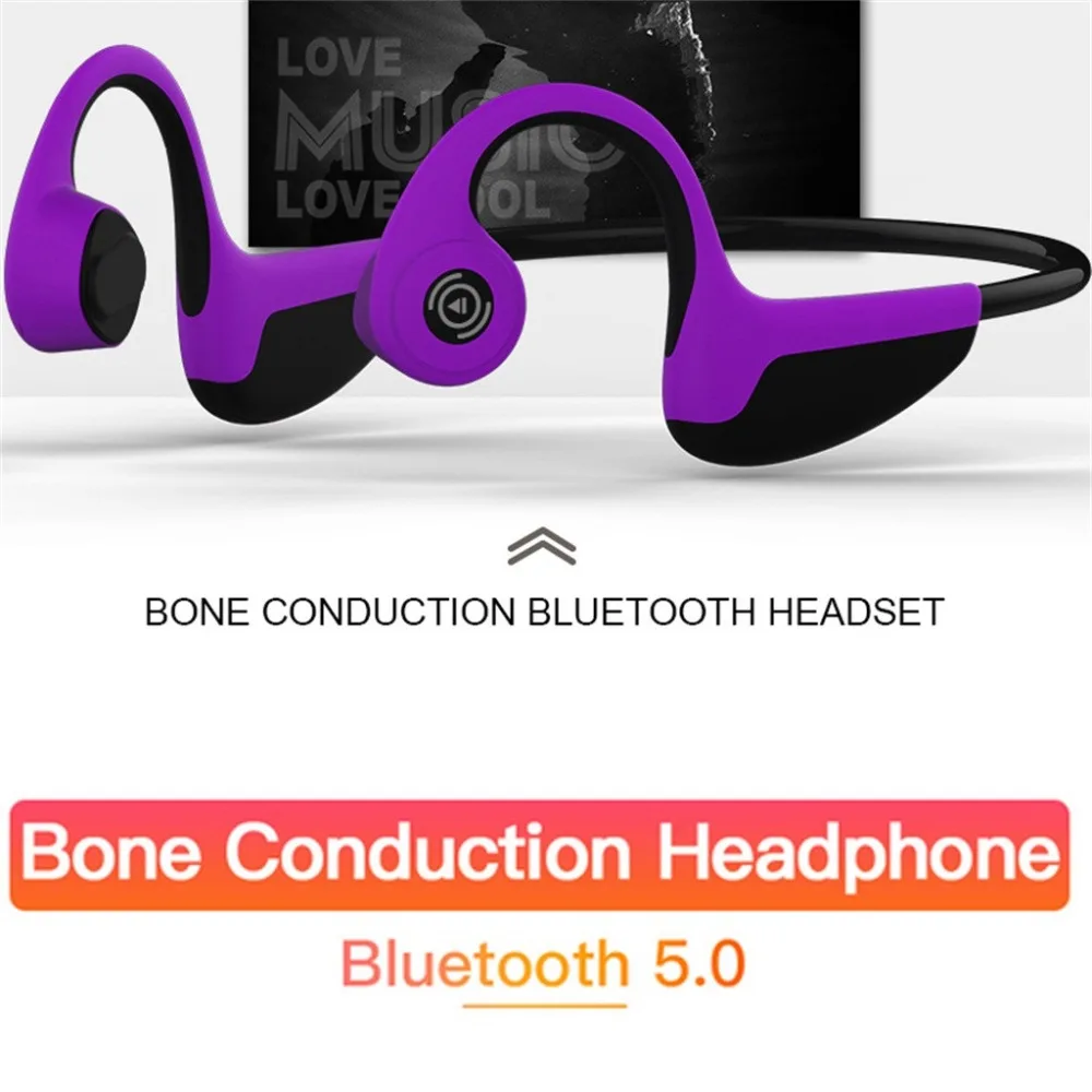 Z8S Bluetooth 4,2 Беспроводная костная проводимость Спортивная гарнитура наушники с технологией костной проводимости прочные и защита от пота 1010