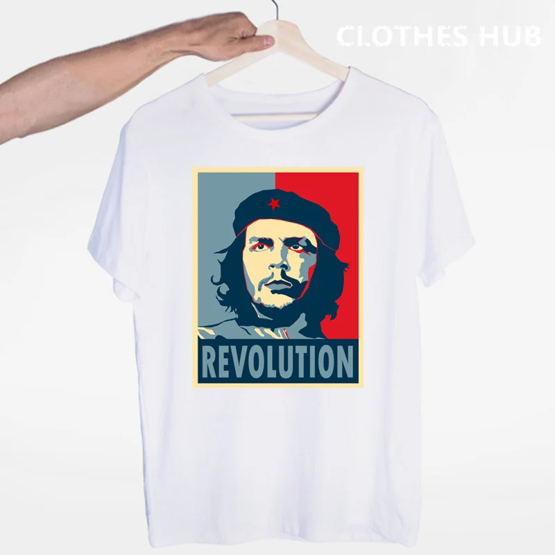 Che Guevara футболка с круглым вырезом и короткими рукавами Летняя Повседневная модная мужская и женская футболка унисекс