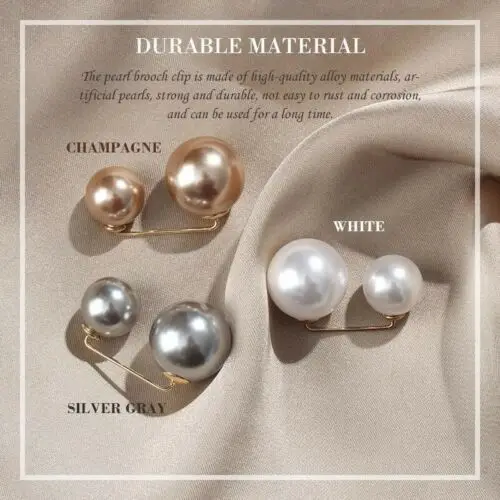 Women pins Brooch Buttons,6Pcs Pearl Flower Clothes Buttons Diamond Metal  Buttons Female Cc Suit But…See more Women pins Brooch Buttons,6Pcs Pearl