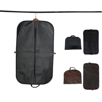 

Practical Flat Type Folding Dress Storage Breathable Folding Protector Suit Carrier Garment Durable Bag Dustproof Cover Gusseted