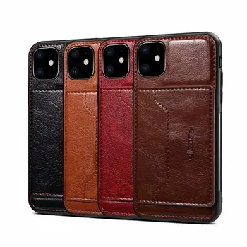 

Case For Apple iPhone 11 Pro Max X XS Max XR 6 6S 7 8 Plus SE 2020 back cover Funda Magnet PU leather Card Slot Stand Soft case