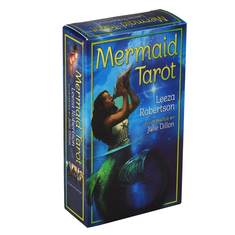 Mermaid Tarot Card Game English Tarot Deck Table Card Board Games Party Playing Tarot Cards Entertainment Family Games