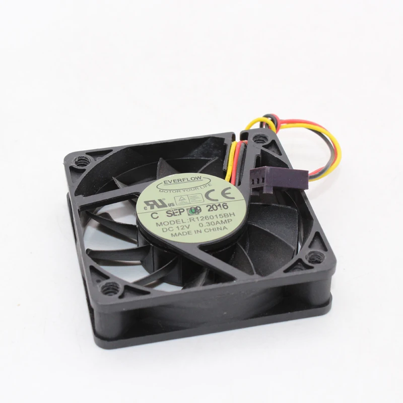 R126015BH новый для everfllow 6015 12 в 60 мм 6 см вентилятор питания продолжает бесшумный