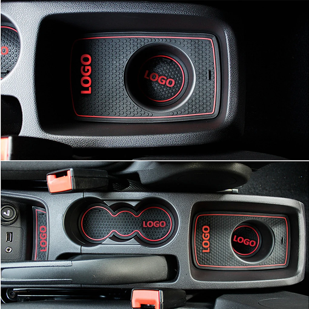 Auto Door Groove Pad Car Dust-proof Gate Slot Cushions Car Interior Dcoration Mat for Ford Fiesta 09-14