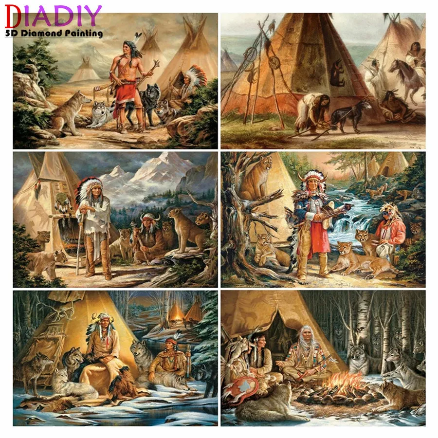 Алмазная живопись с волком полная вышивка алмазная Набор для вышивки крестиком