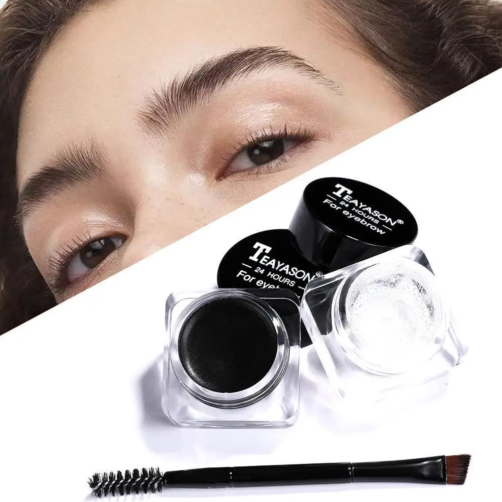 

3 Colors Eyebrow Cream Professional Waterproof Long Eyebrow Brow Sweat-proof Enhancers Eye Cream Gel Brown Lasting Cream W8D1