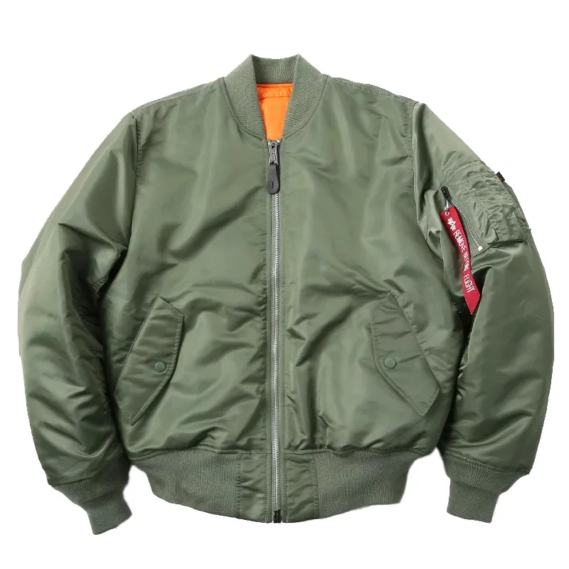 Army Green(thick) Outdoor Bomber Jacket Men Women Harajuku Multicolor Pilot Jackets Casual Comfortable Classic Baseball Windproof Waterproof Coat - Цвет: Army Green(thick)