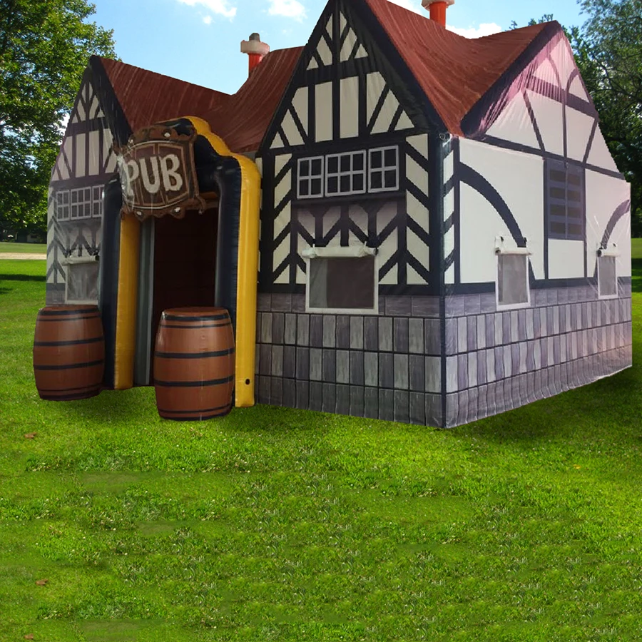 Customized 8m L X 5mh Inflatable Pub 